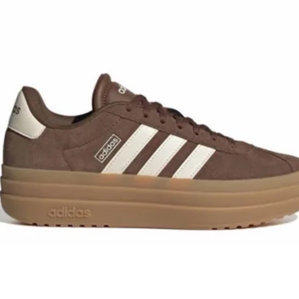 Adidas women’s Brown and White Sneakers